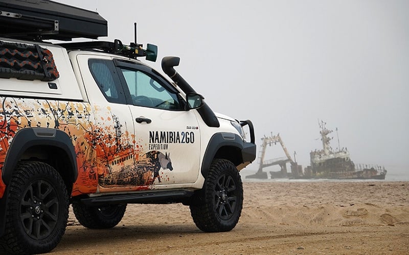 8 Day Guided Self-Drive Skeleton Coast Toyota Hilux 4x4 Expedition